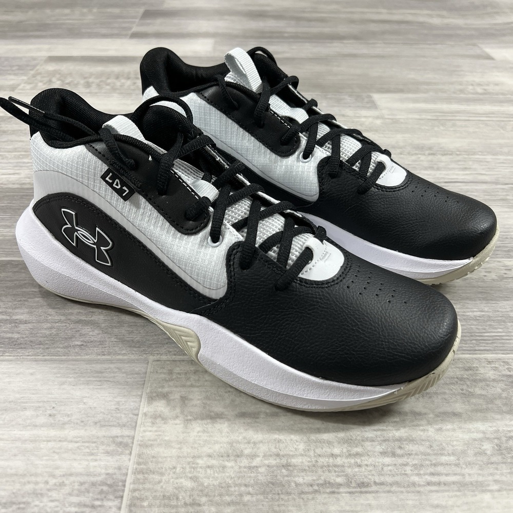 Under Armour‎ Lockdown 7 Black Brun Basketball Shoes 3028512-002 Mens Size 10